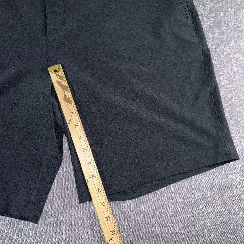 Nike Golf Shorts Mens 40 Black Dri-FIT Stretch 9 Inseam Performance Casual‎